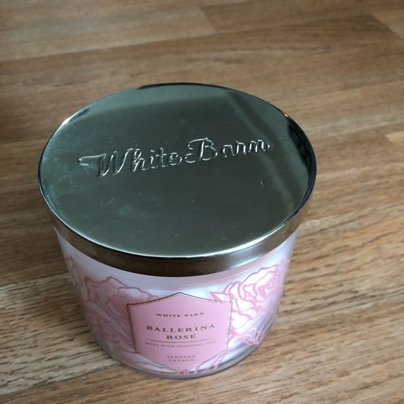 White Barn Accents White Barn 3wick Ballerina Rose Candle Poshmark